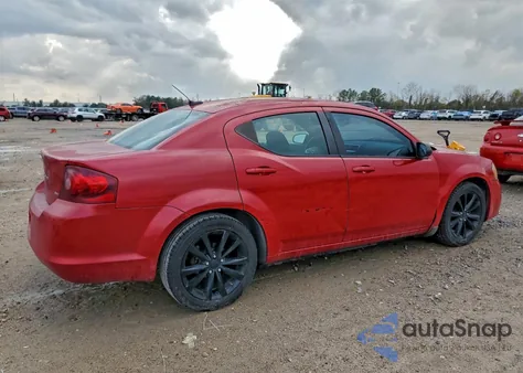 2014 Dodge Avenger Sxt z USA, uszkodzony, nr VIN 1C3CDZCB1EN136753